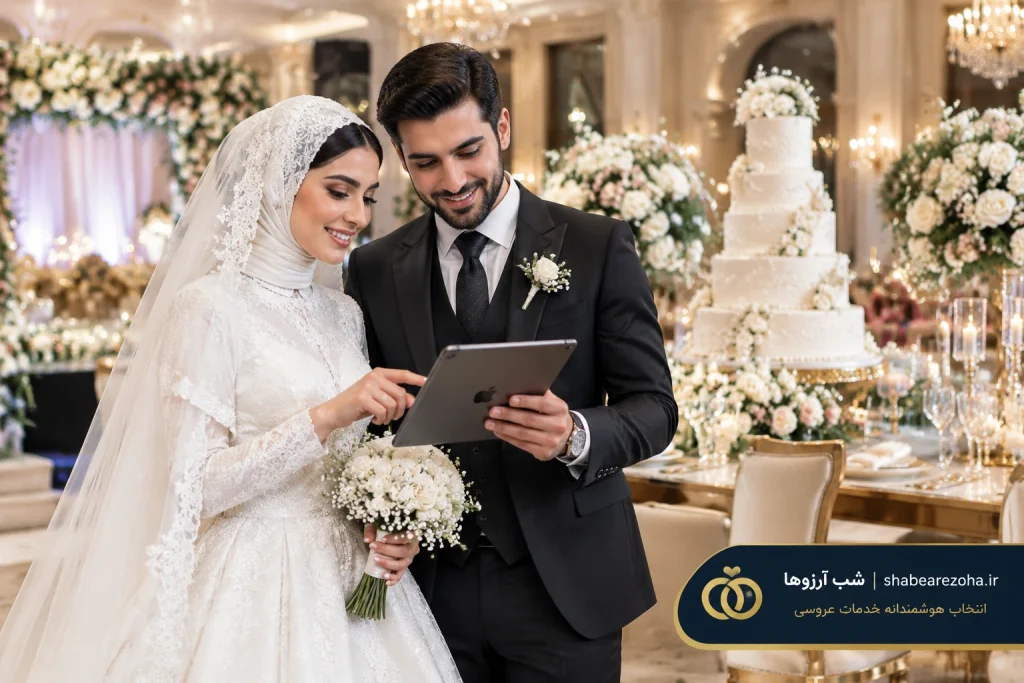 نکات انتخاب بهترین آتلیه عکاسی عروسی در شب آرزو ها