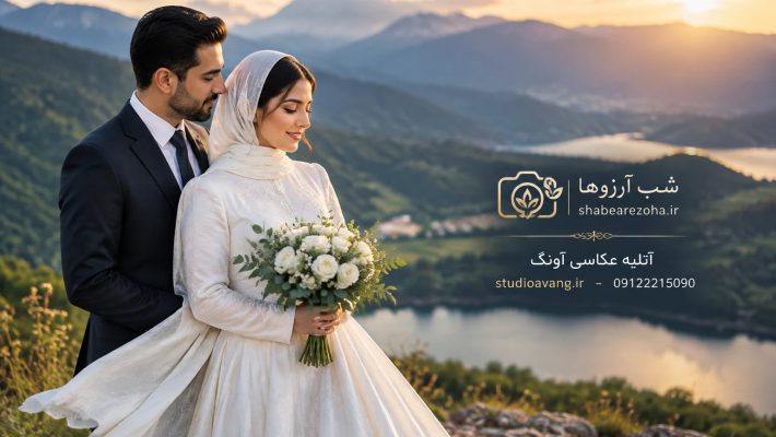 عکاسی و فیلمبرداری حرفه ای عروس زیبا ایرانی در بهترین لوکیشن های خاص