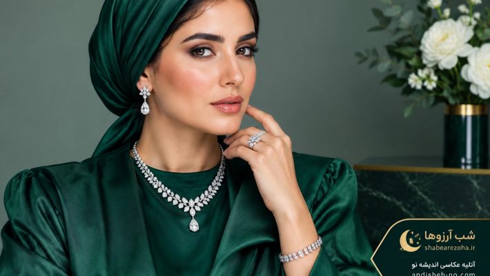 عکاسی حرفه ای طلا و جواهرات قیمتی با مدل حرفه ای و صنعتی و تبلیغاتی